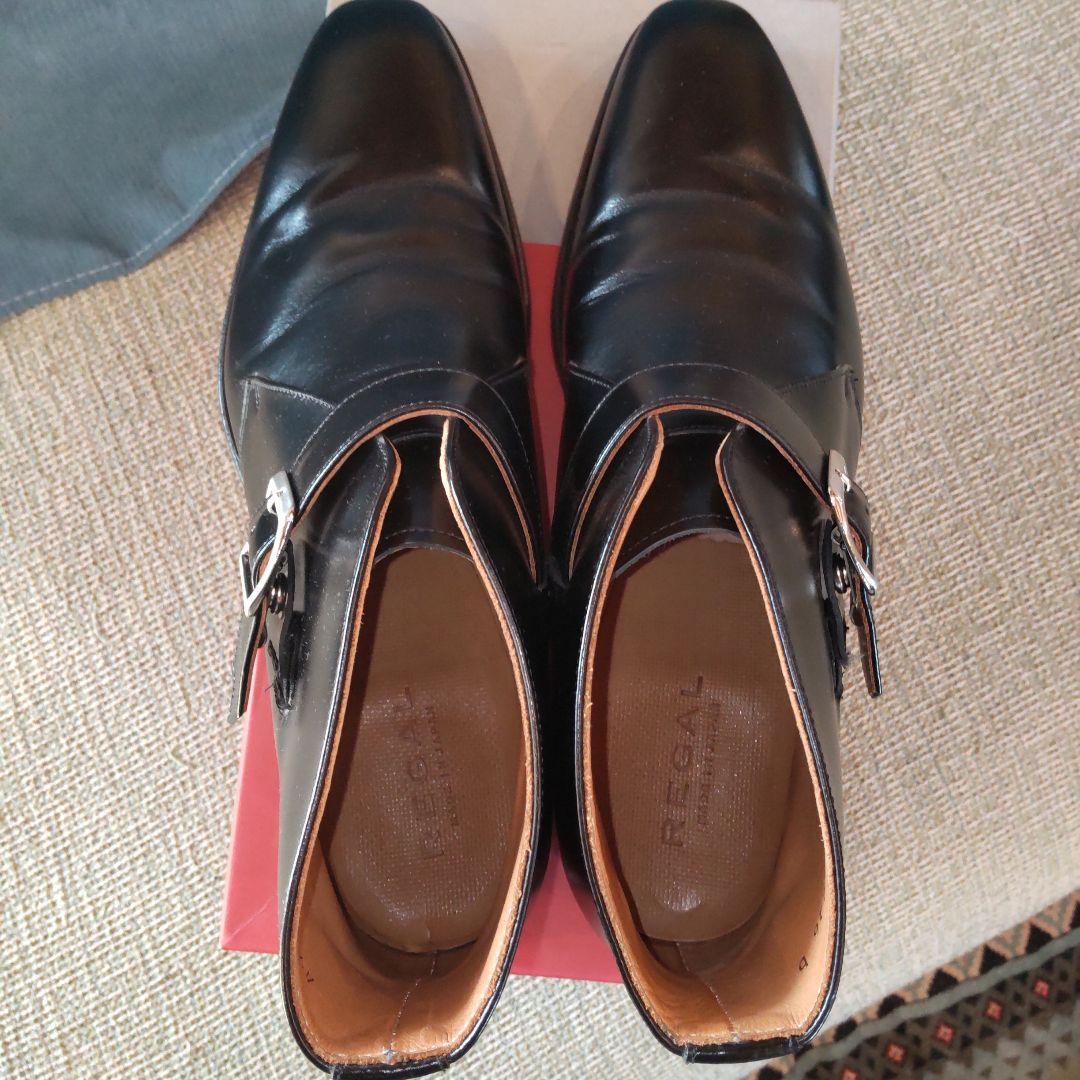 大人気の Giorgio Armani 黒レザーチャッカブーツ メンズ 41 1/2 靴