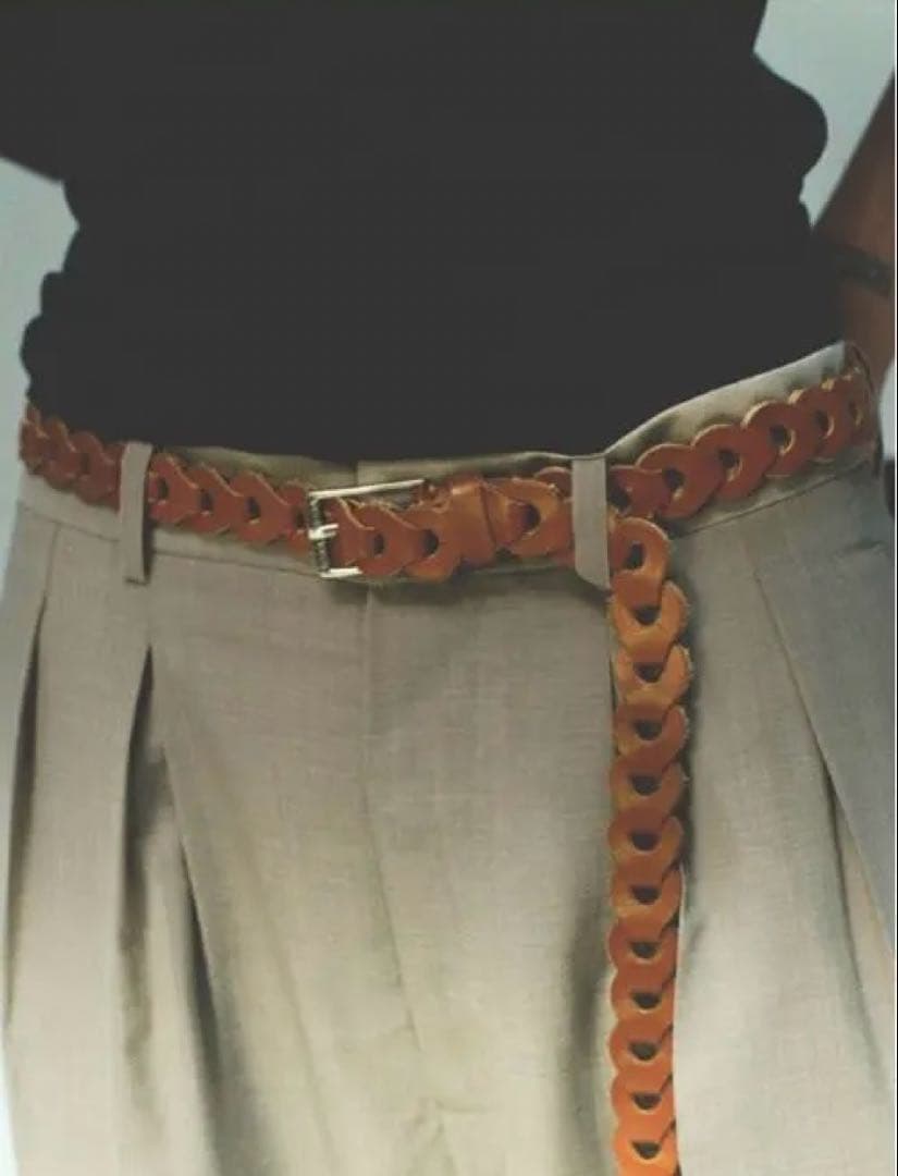 LIDNM WYM Llife LEATHER CHAIN BELT