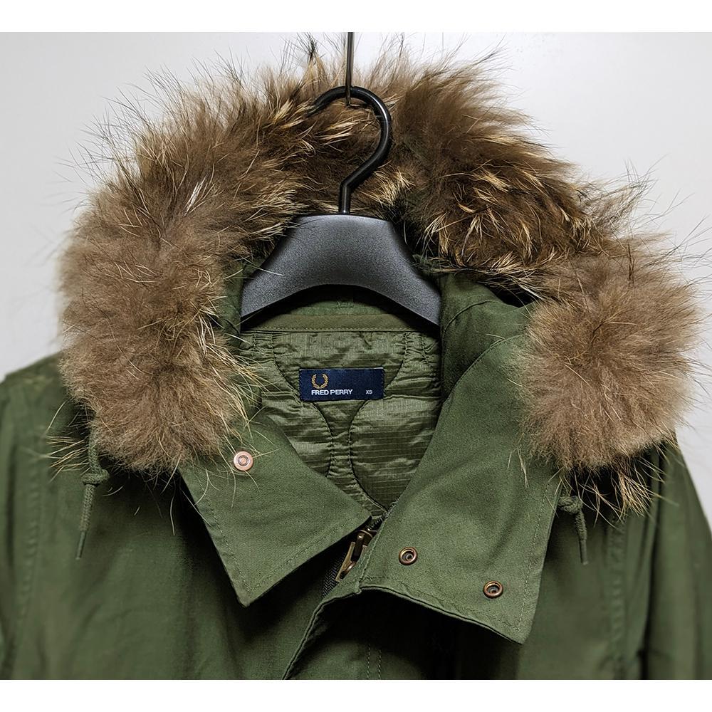 FRED PERRY F2516 モッズコート XS ライナー変色有り