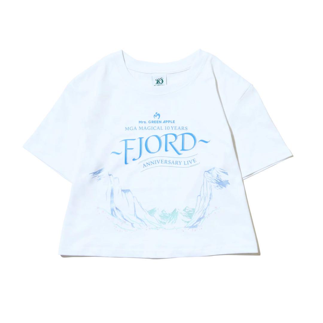 Mrs. GREEN APPLE FJORD Tシャツ クロップド FJORD クロップド ロゴTシャツ Mrs. GREEN APPLE - メルカリ