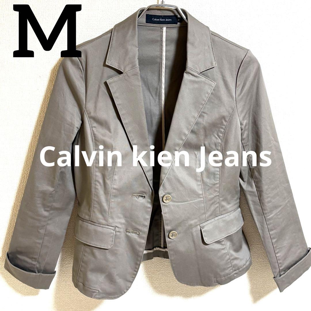 Calvin kien Jeans ブラウン テーラードジャケット2つボタン M