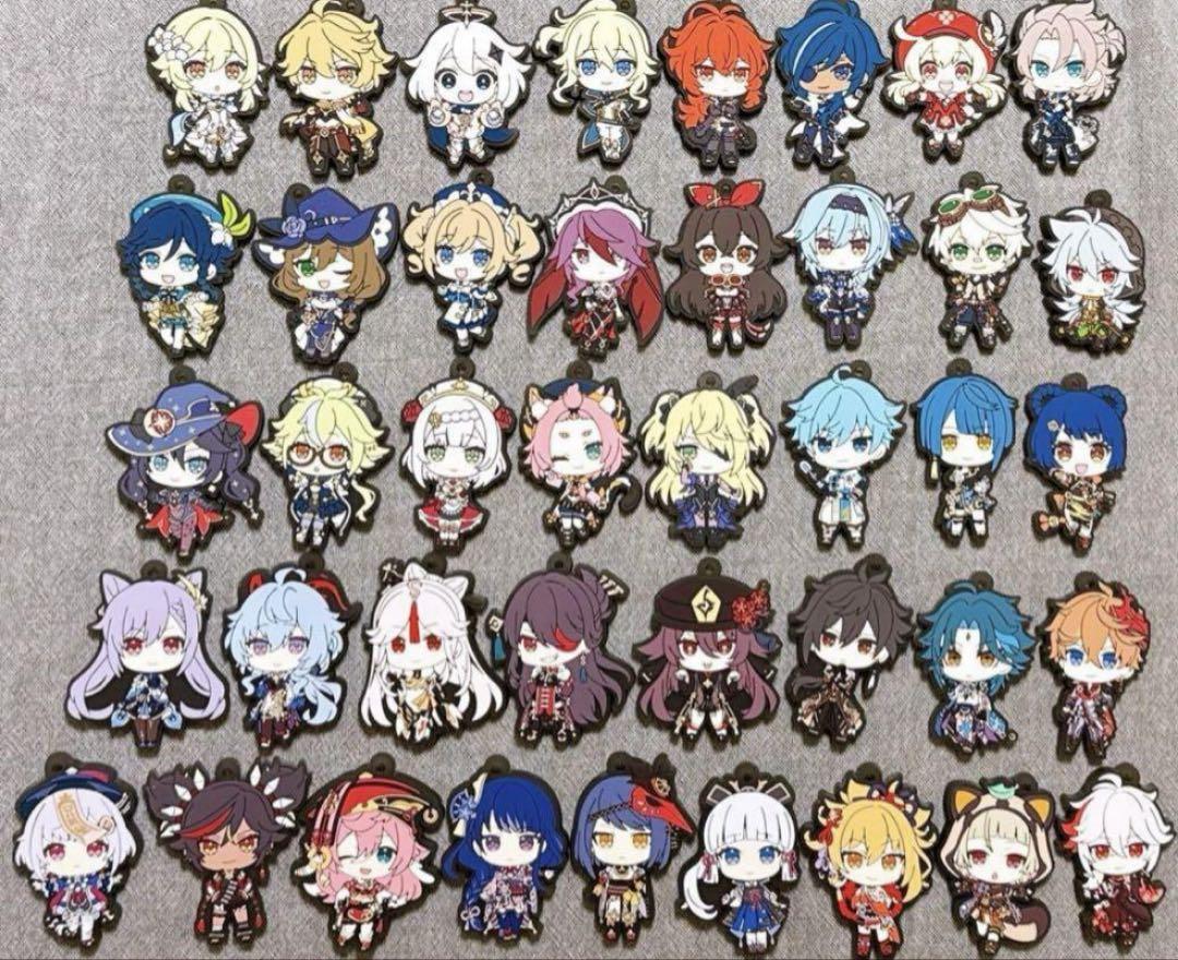 完成品 お買得]原神/全41種類 カプセルラバーストラップ メルカリ - ストラップ