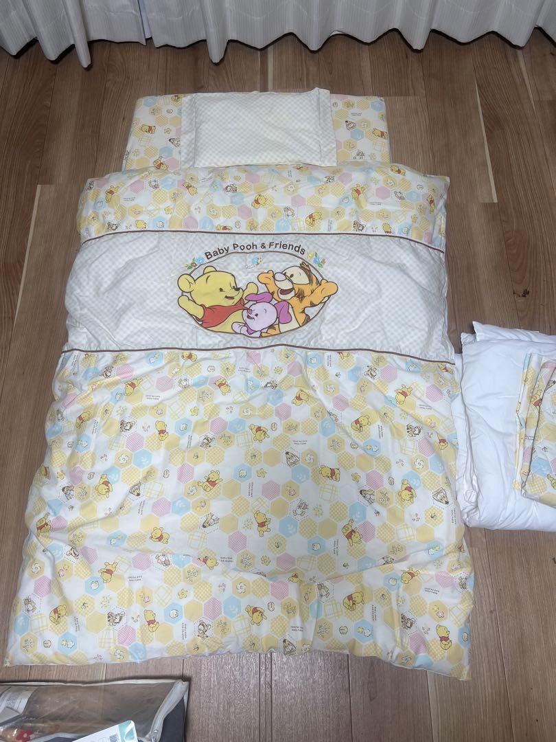 新品未使用 ベビー布団セット Disneybaby プーさん 10点 丸洗い