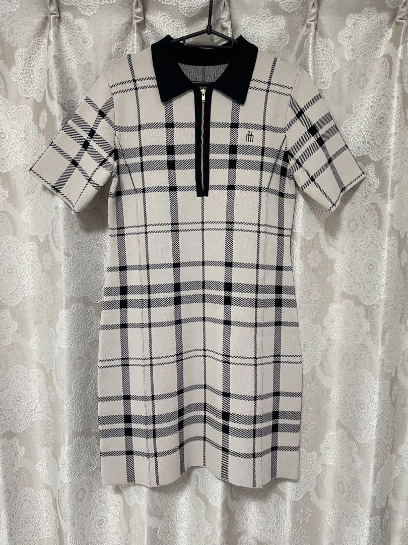 herlipto Trois Logo Knit Mini Dress Mサイズ - メルカリ