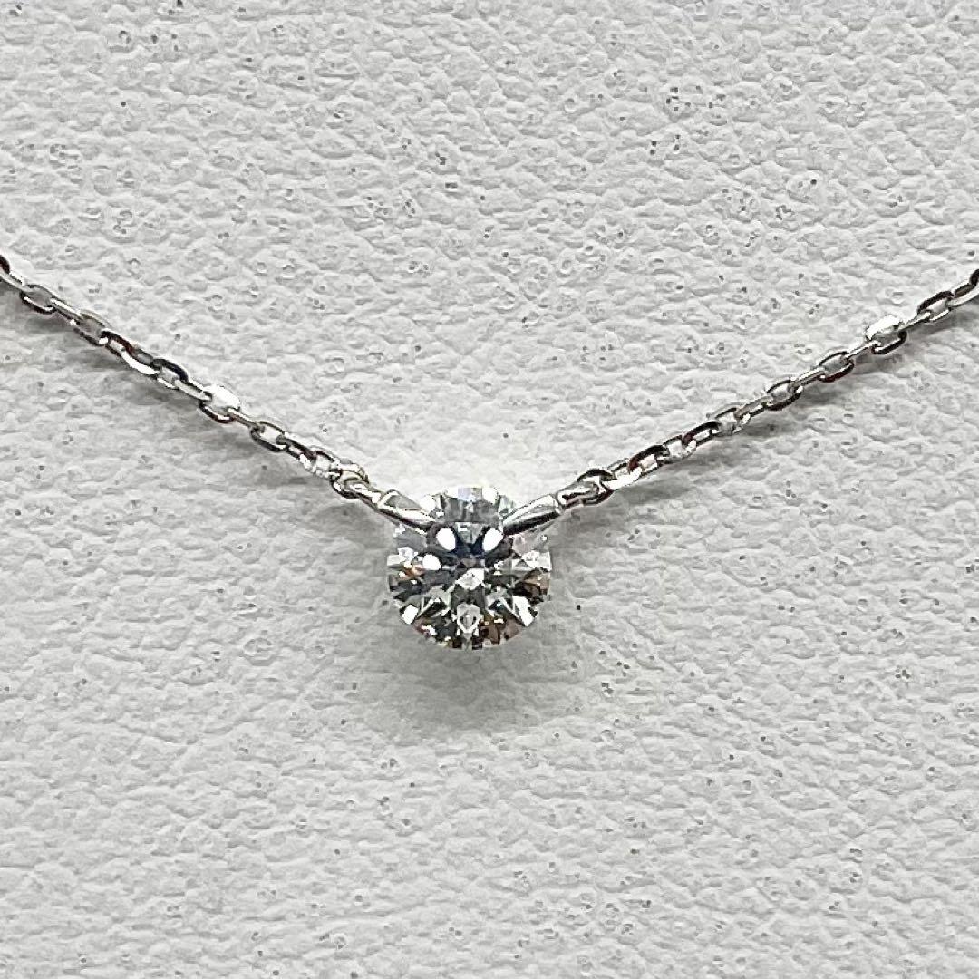 プラチナ900 850 一級品　ダイヤモンド　0,226ct ネックレス