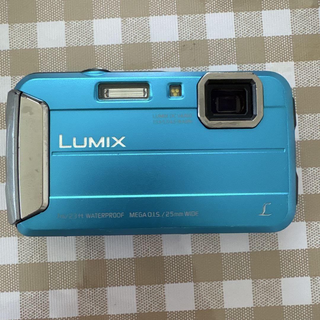 ー品販売  ✨ジャンク✨Panasonic LUMIX DMC-FT25 コンデジ 青 - メルカリ デジタルカメラ