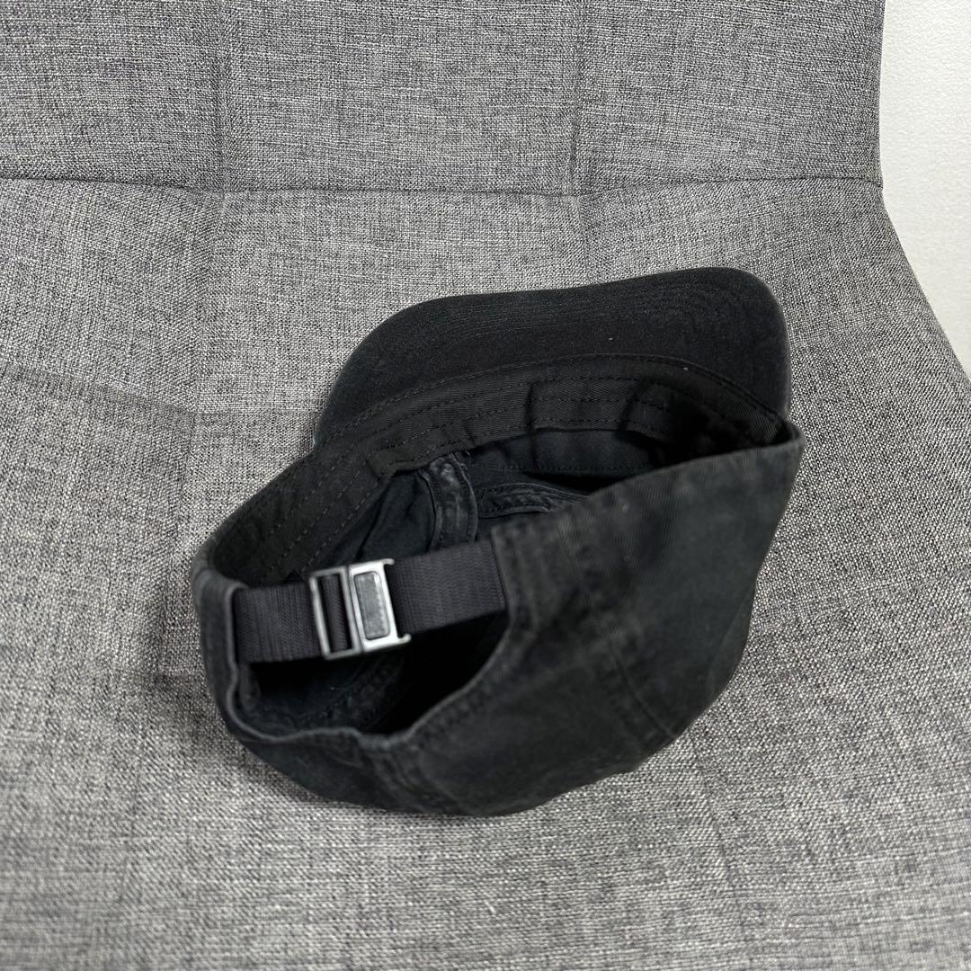 Supreme Side Zip Camp Cap ブラック 17aw