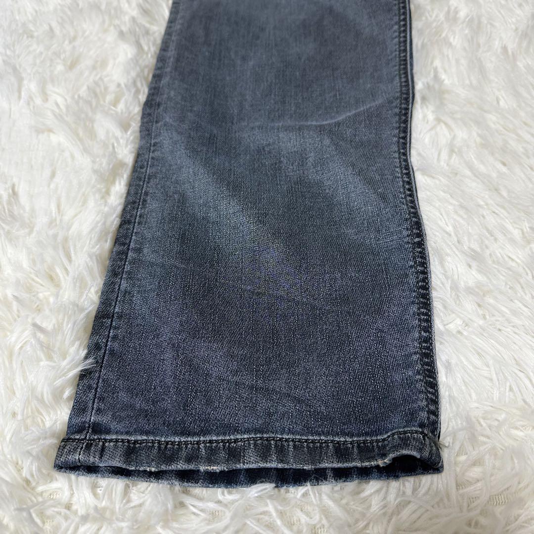 現行 DIESEL ジョグジーンズ W36 KROOLEY X-NE 灰青