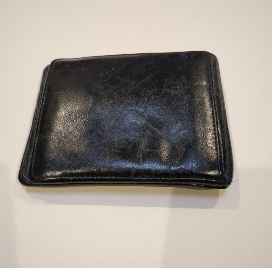 正規品バレンシアガ　二つ折り財布　黒