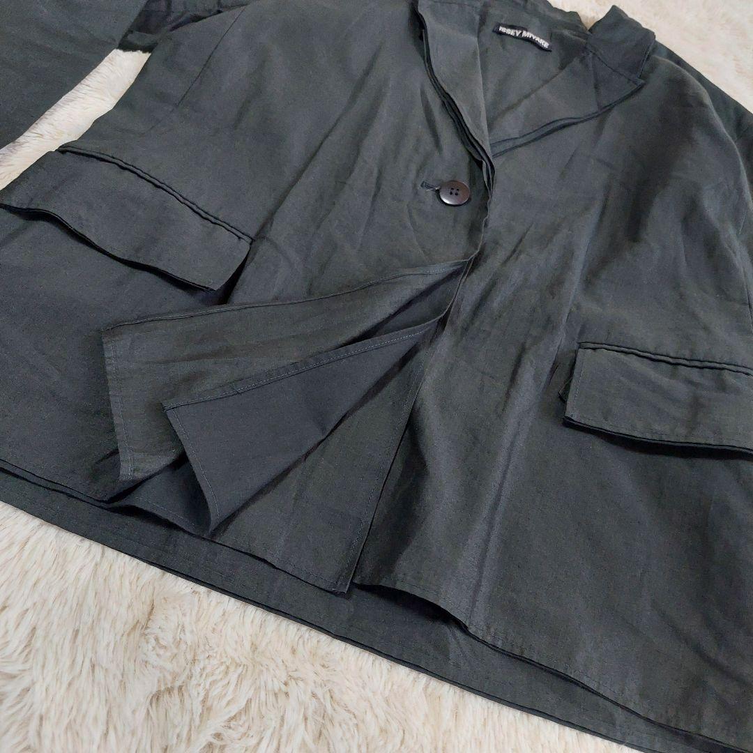 ISSEY MIYAKE イッセイミヤケ ジャケット コットンリネン