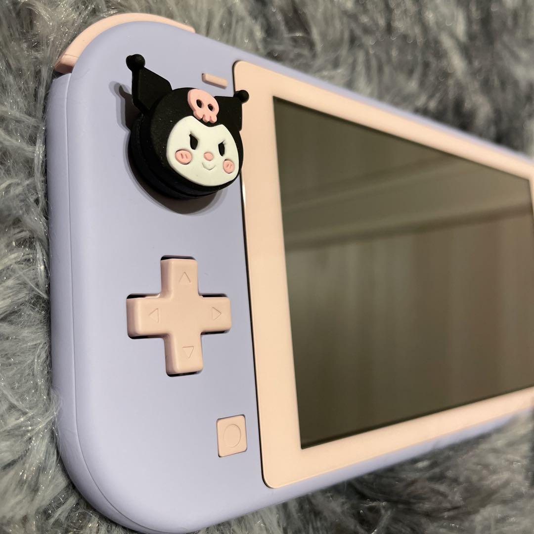 Nintendo Switch LITE 本体 カスタム品 紫 No.07