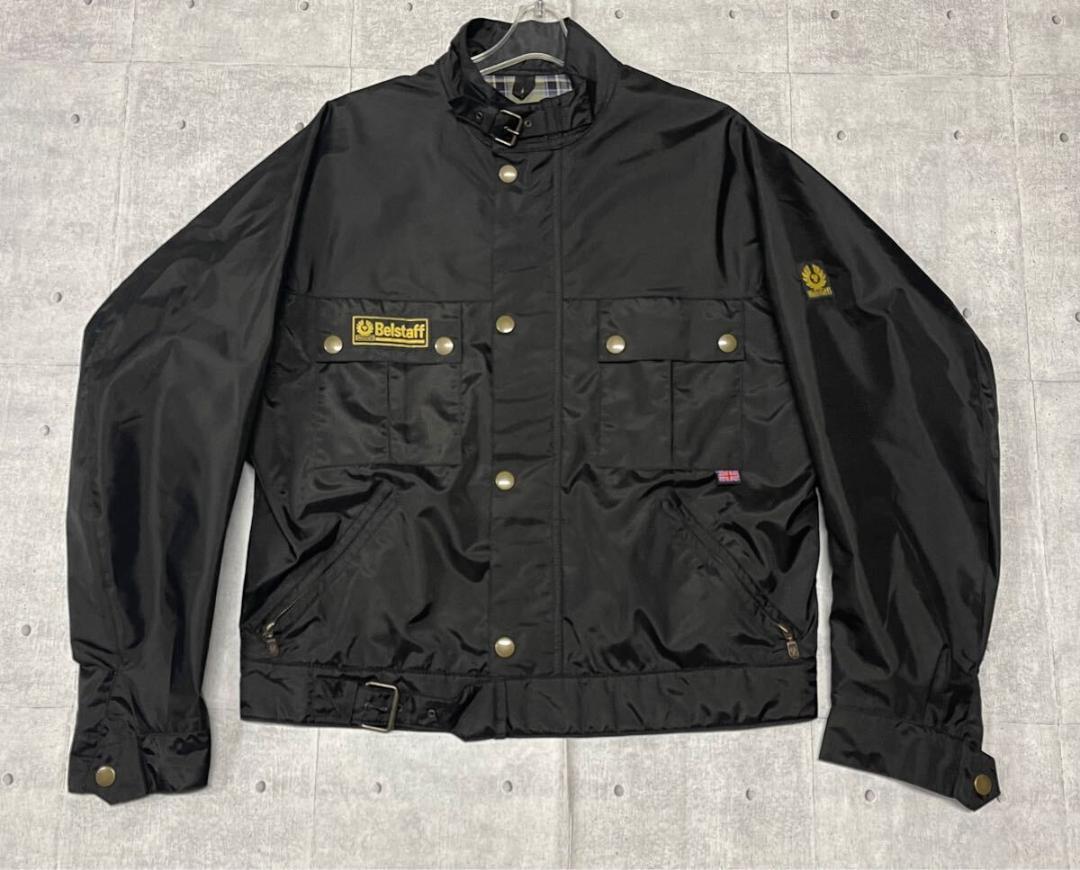 未使用 デッドストック BELLSTAFF ナイロンライダースジャケット
