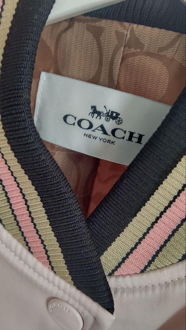☆美品☆コーチ COACH シグネチャー スカジャン 刺繍ロゴ