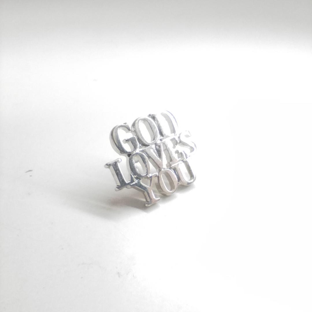 ★ラスト1点★ ティファニー GOD LOVES YOU ピンバッチ 1970s】TIFFANY&Co. ティファニー GOD LOVES YOU ピンバッチ