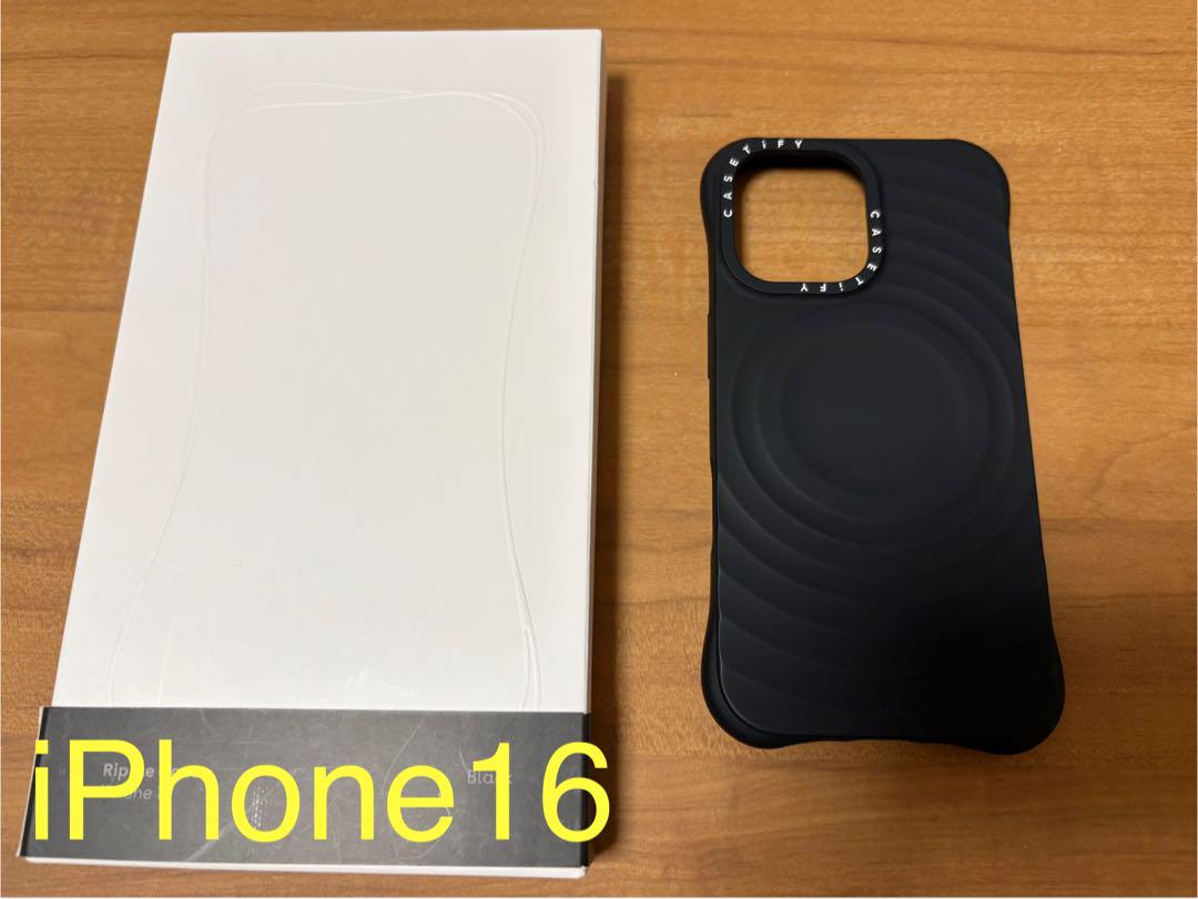 極美品◎CASETiFY ウェーブ シリコン iPhone 16 ケース◎