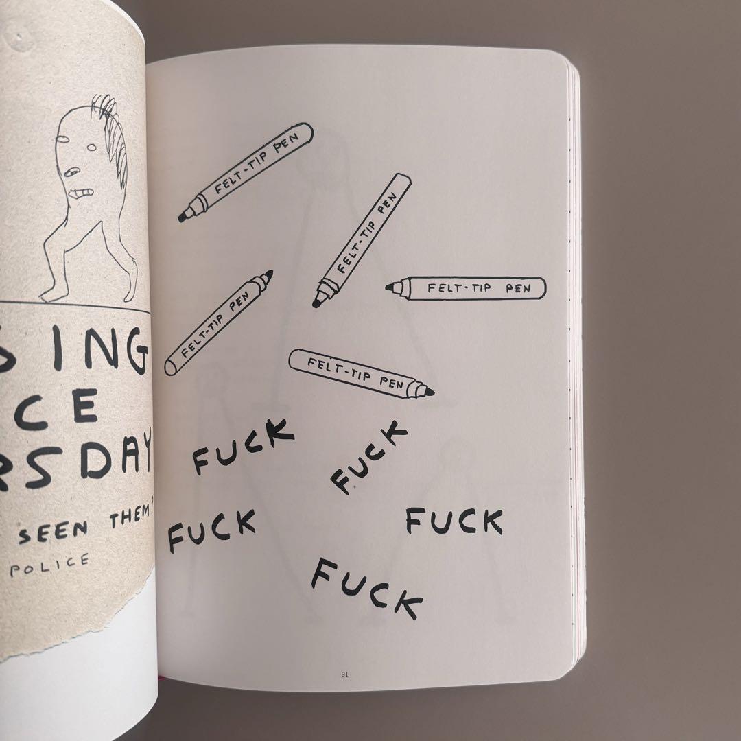 David Shrigley THE BOOK OF SHRIGLEY - アート・デザイン・音楽