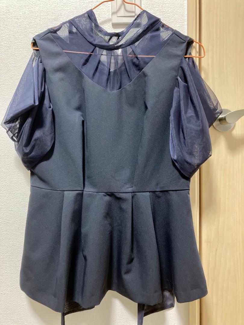 オープンショルダートップス＆パンツドレス セットアップ 結婚式 パーティドレス