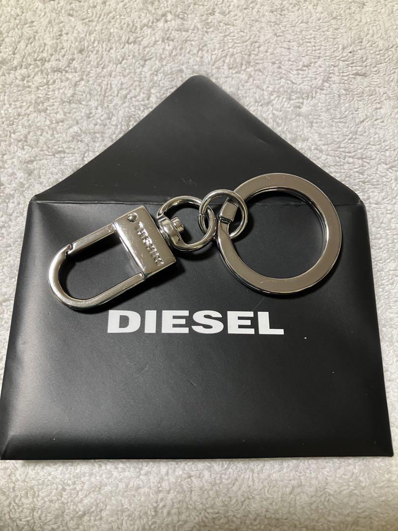 DIESEL キーホルダー  カラビナ ゴールド ディーゼル(DIESEL) キーリング メンズ メンズキーケース・キー