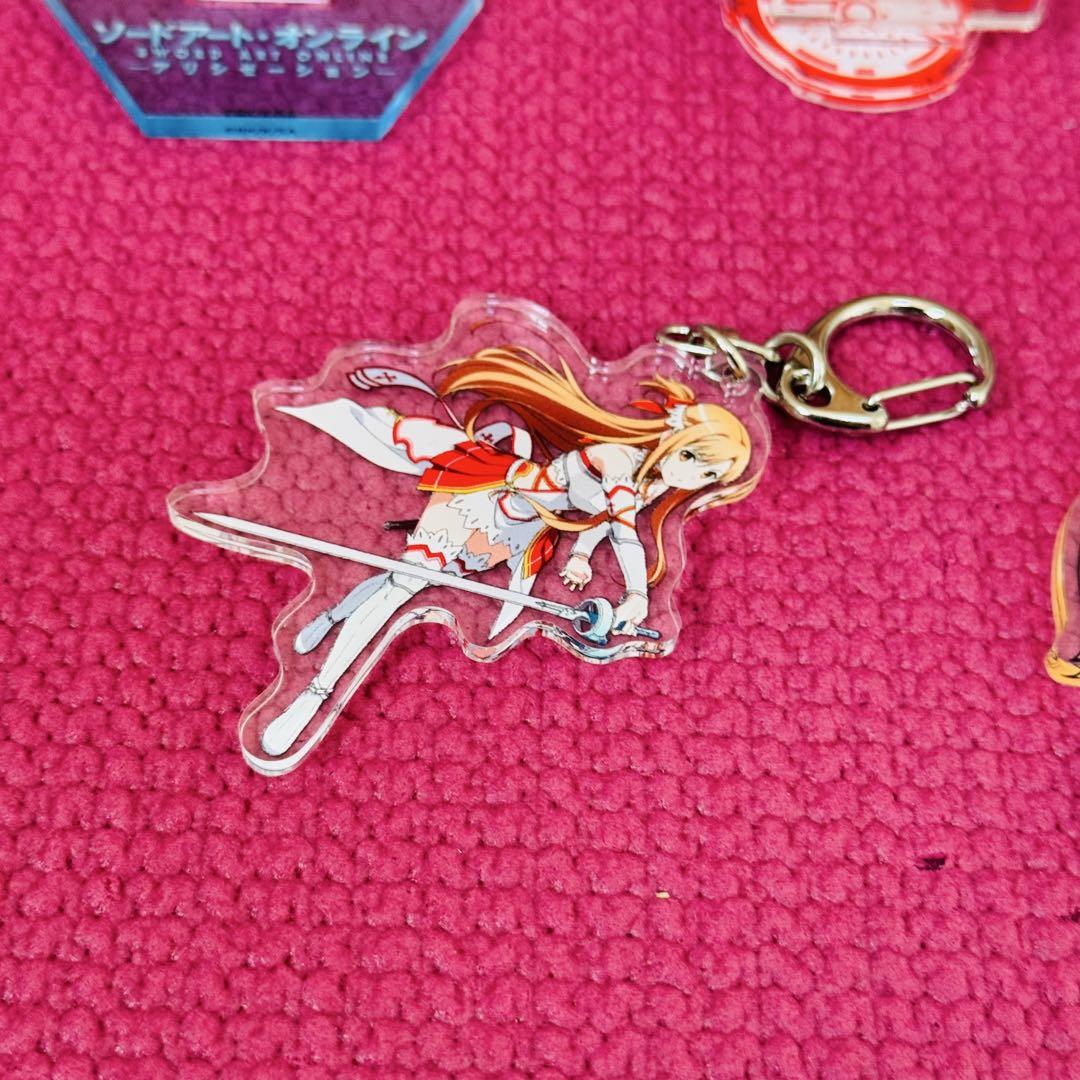 ソードアート・オンライン アスナ アクリルセット ソードアート・オンライン アスナ アクキー アクスタ ストラップ