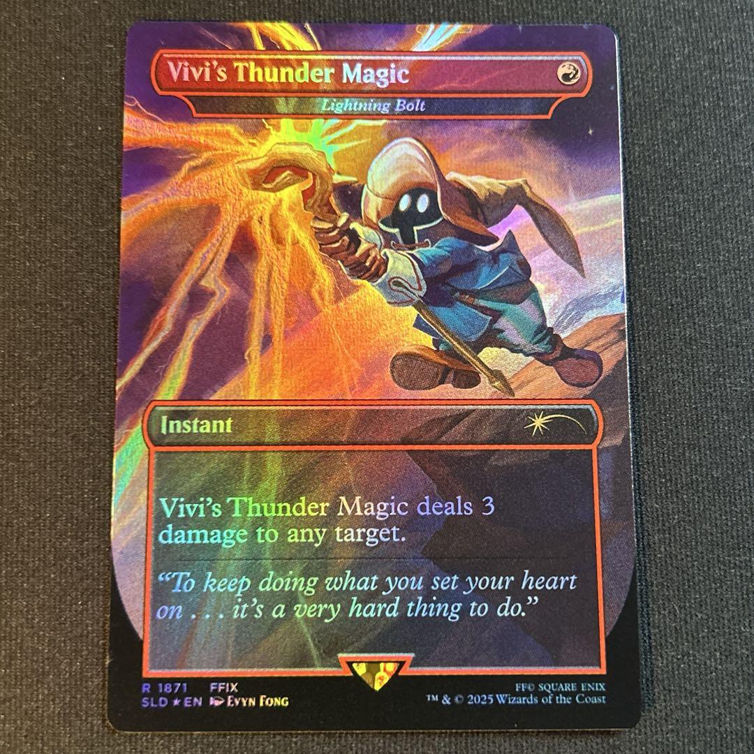 MTG【Foil】ビビの魔法「サンダー」/Vivi's Thunder Magi - メルカリ