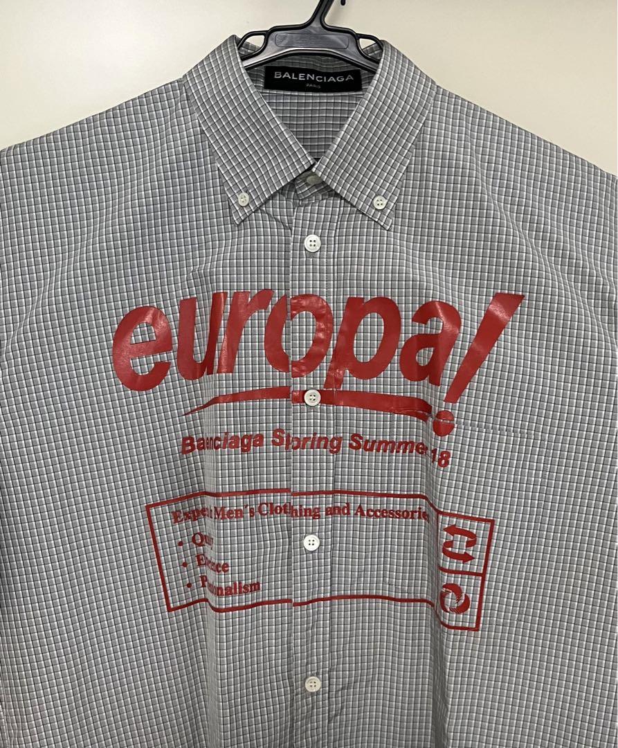 BALENCIAGA 2018ss europa バレンシアガ シャツ