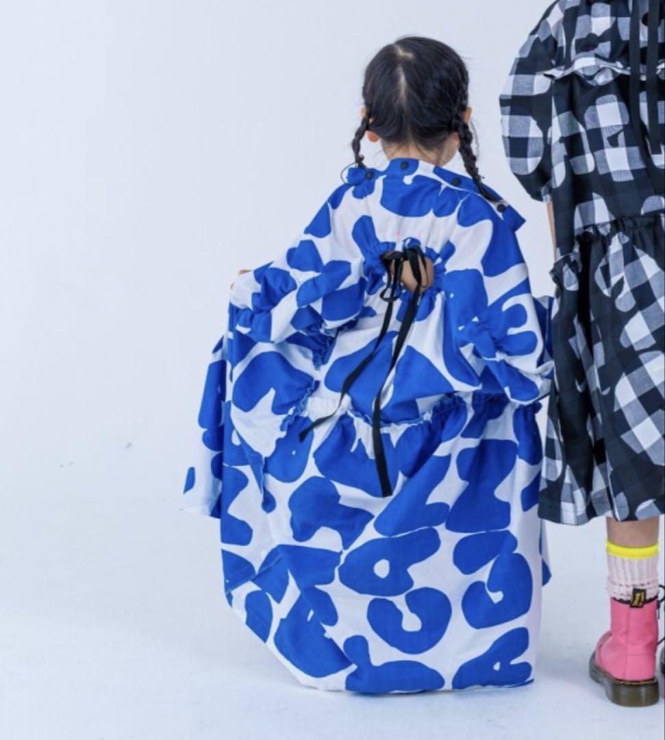 【frankygrow】LETTERS 2WAY GATHER DRESS