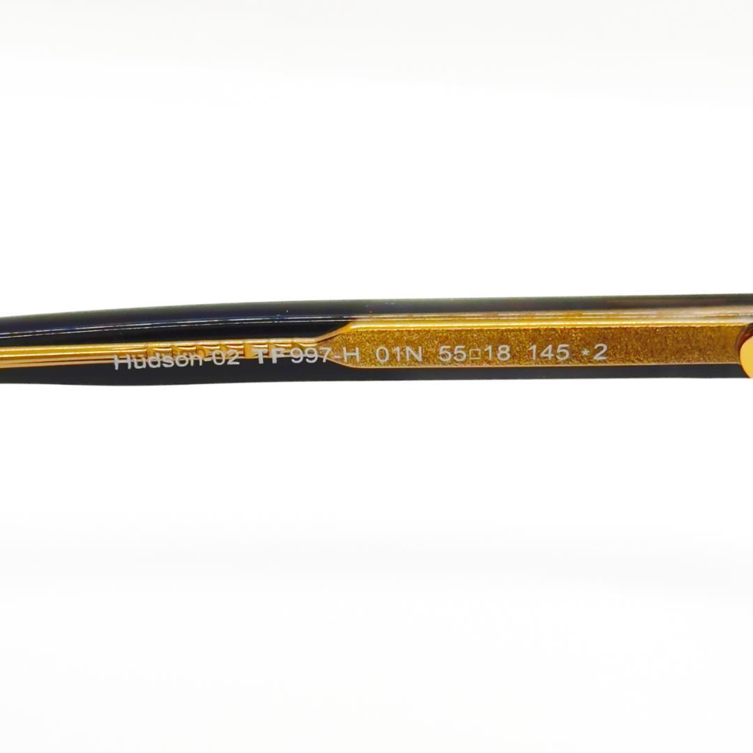 再入荷‼️ 新品/匿名 トムフォード サングラス TF997-H 黒×金 ブロー