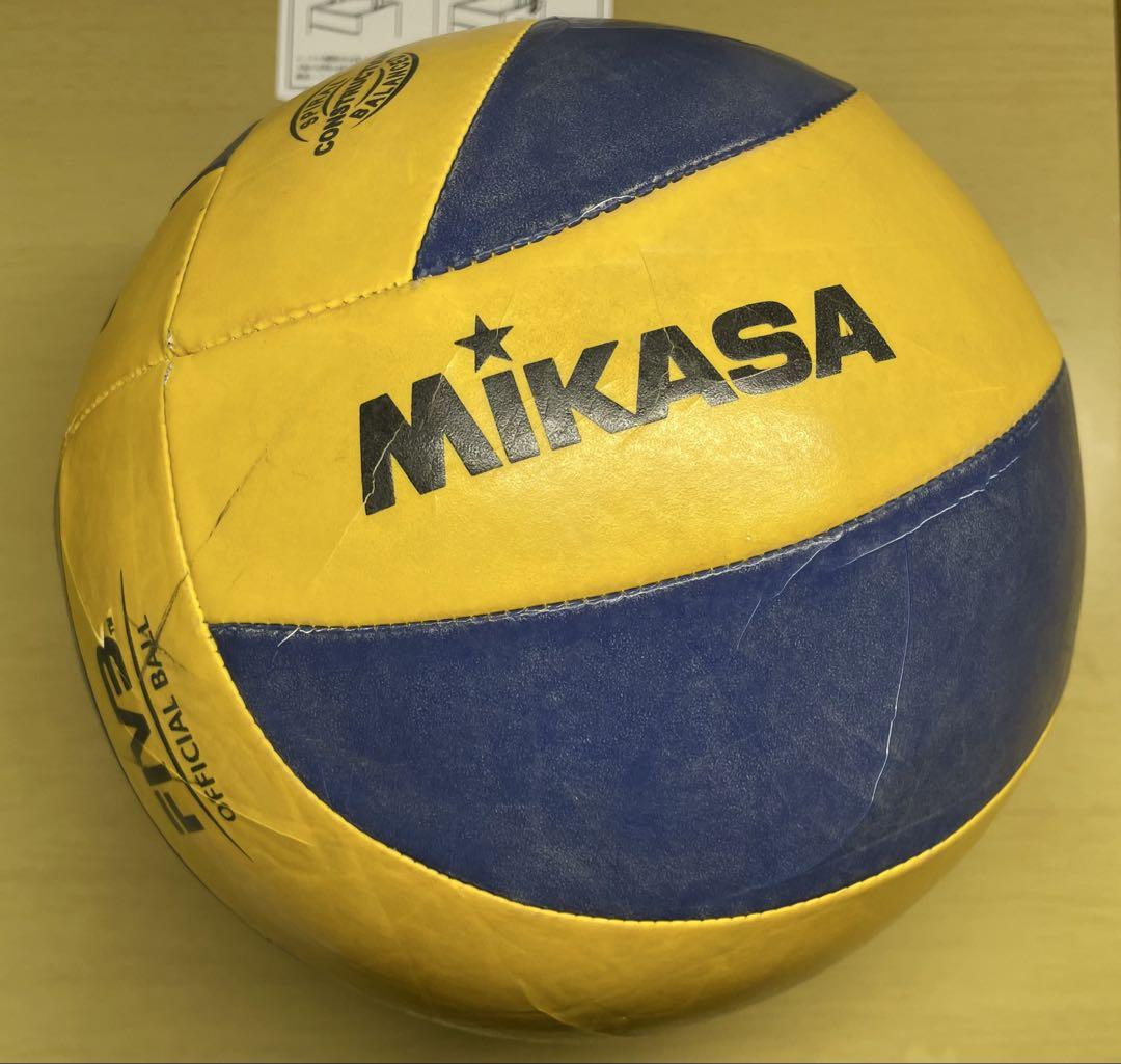ミカサ バレーボール 5号球 練習球 FIVB公認球 MVA5000 黄 青