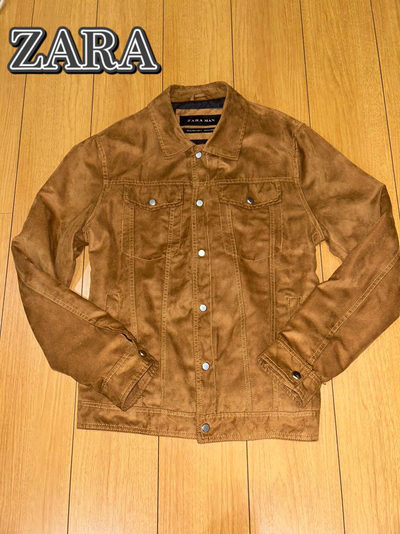 ちゃんし様専用⭐️ZARA MAN ブラウン デニムジャケット - メルカリ