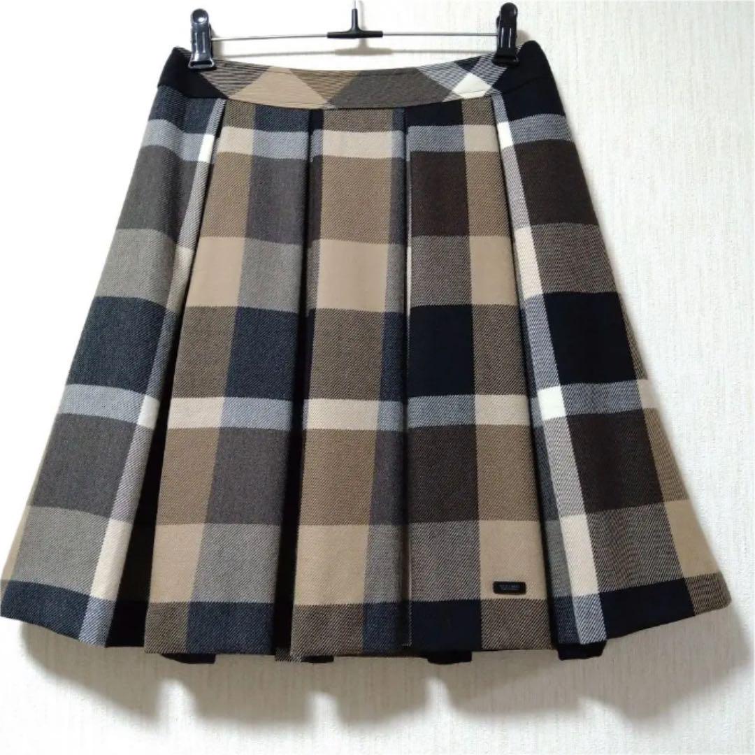 新作登場得価 BURBERRY ウールスカート ミニスカート JNO6w-m82654338270 クレストブリッジ マラソン限定