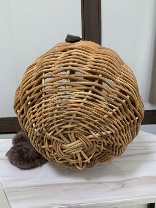 在庫好評 hitsuki basket 紅藤かごバッグ ムートンカバー付き R6skP-m82654691256 100%新品得価