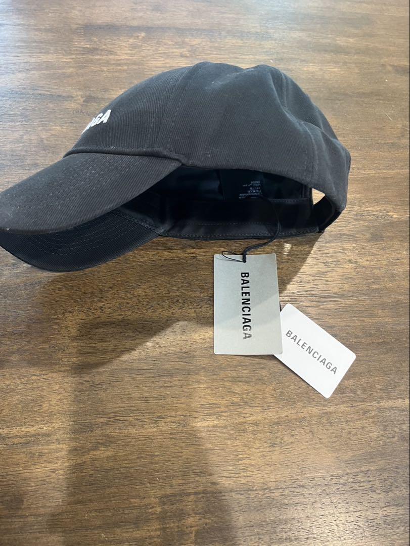 Bearさま専用BALENCIAGA ブラック ベースボールキャップ Bearさま専用BALENCIAGA ブラック ベースボールキャップ