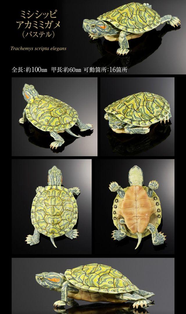 オンライン限定 いきもの大図鑑カメ02 磁石付き石型スタンド