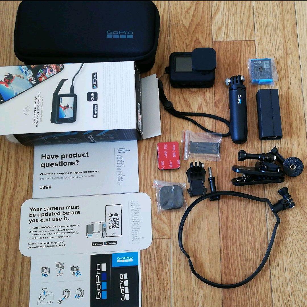 GoPro her10 本体と充電器とその他付属品
