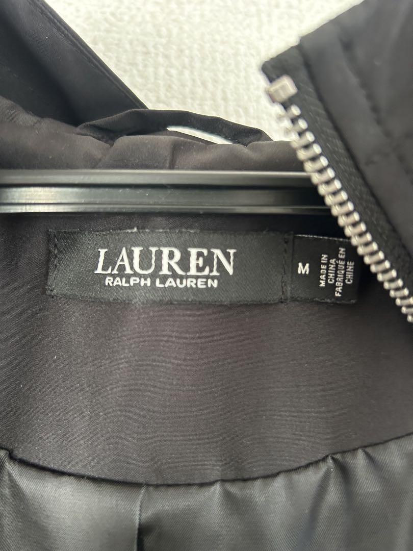 LAUREN RALPH LAUREN ブラックナイロンジャケットM