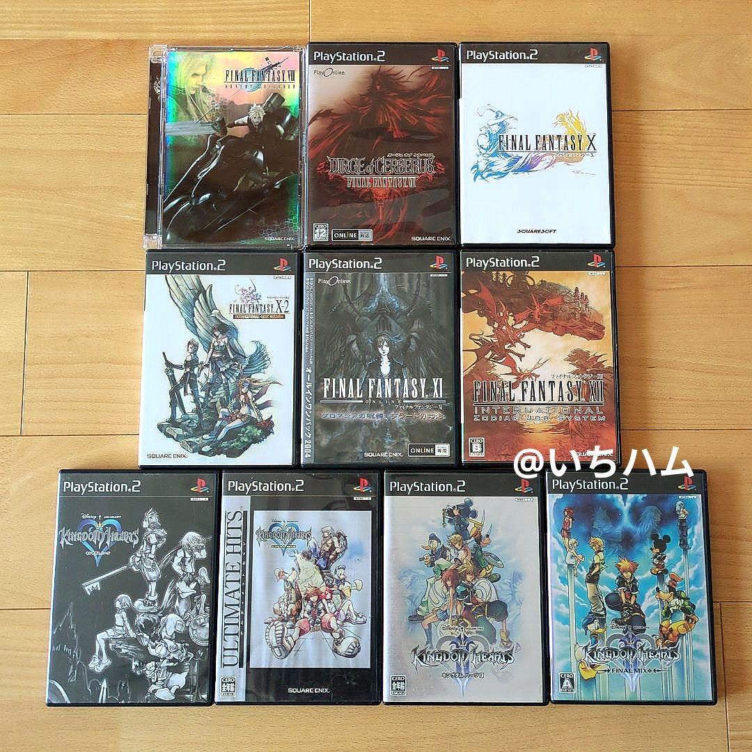 ファイナルファンタジーコレクション等　PS1.2FF関連ソフト13本+DVD1本