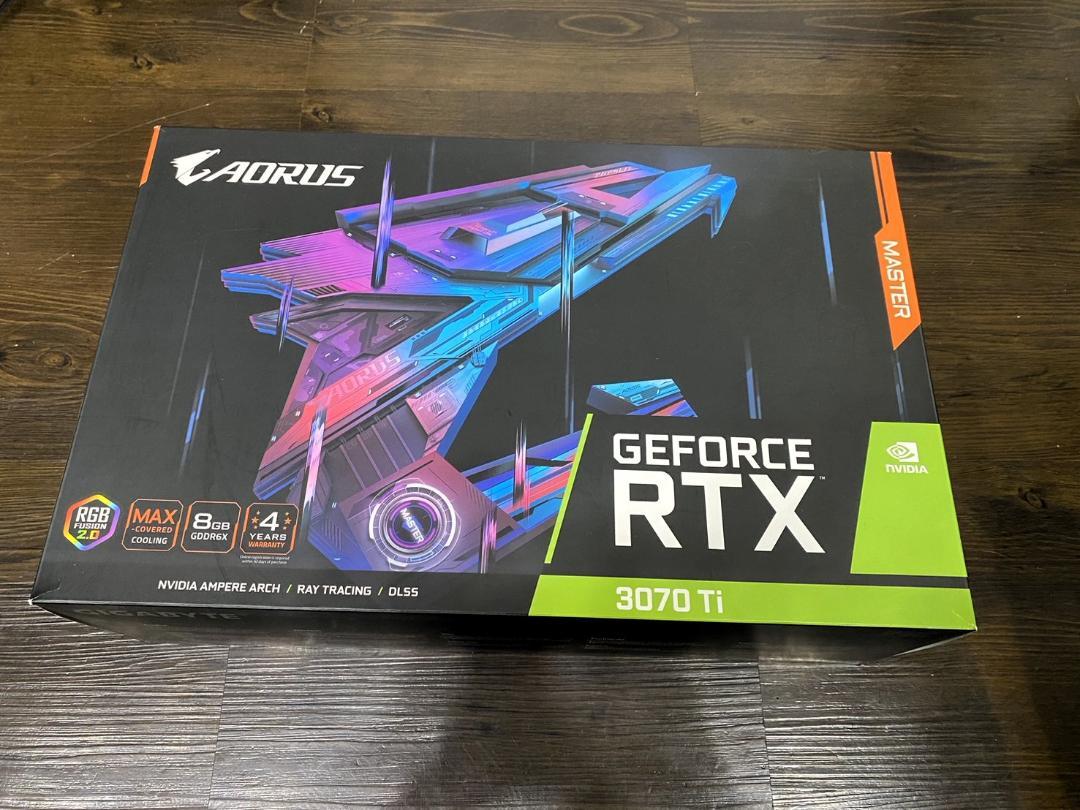 AORUS RTX 3070 Ti MASTER 8gb グラボ