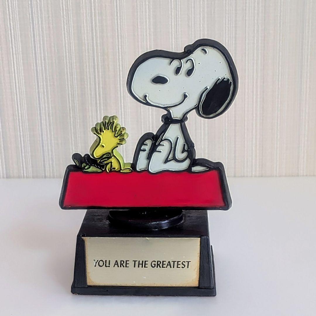 SNOOPY スヌーピーメッセージトロフィー ヴィンテージ1970年AVIVA