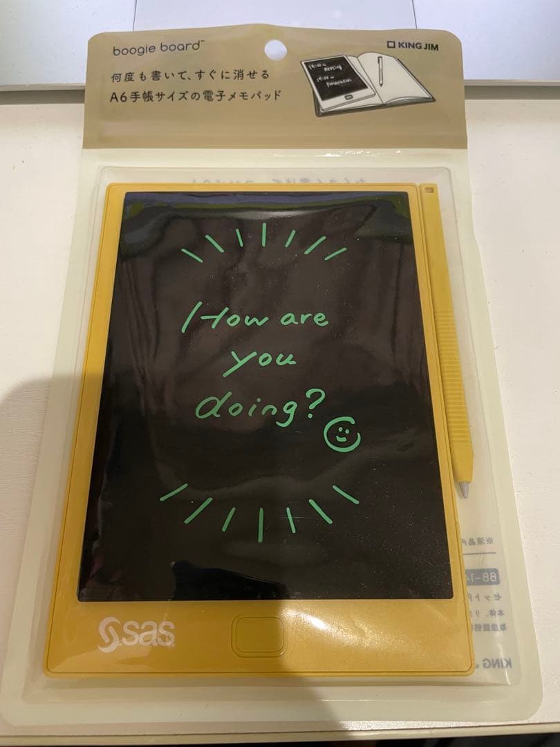 【新品】キングジム　ブギーボードBoogie Board BB-14 イエロー