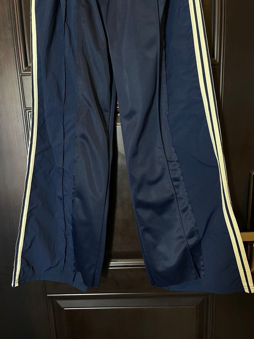 etsintaリメイクトラックジャージーパンツ ネイビー etsintaリメイクトラックジャージーパンツ ネイビー