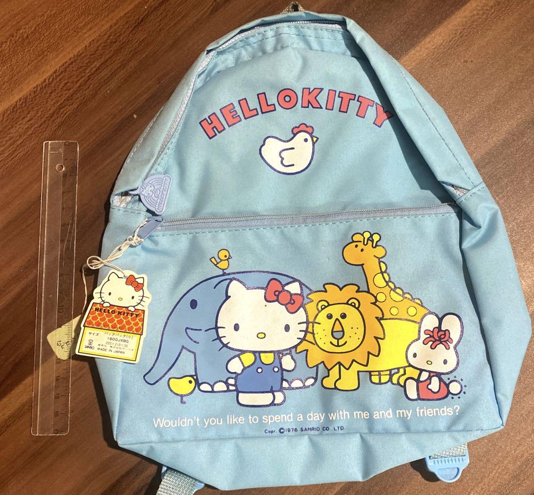 ハローキティ　リュック　当時物 現品のみ！サンリオ ハローキティ リュックサック 当時物 昭和