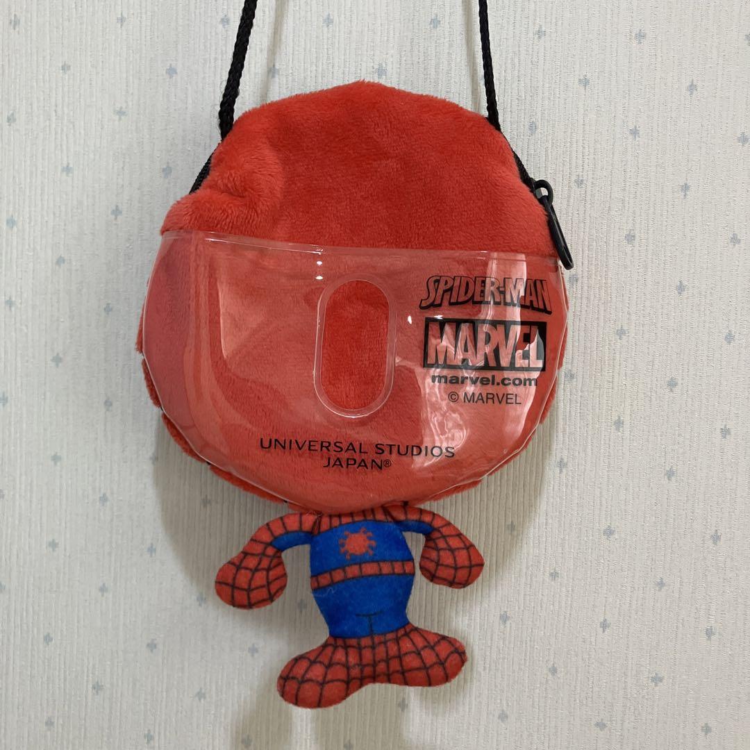 USJ限定 スパイダーマン パスケース ポシェット コインケース