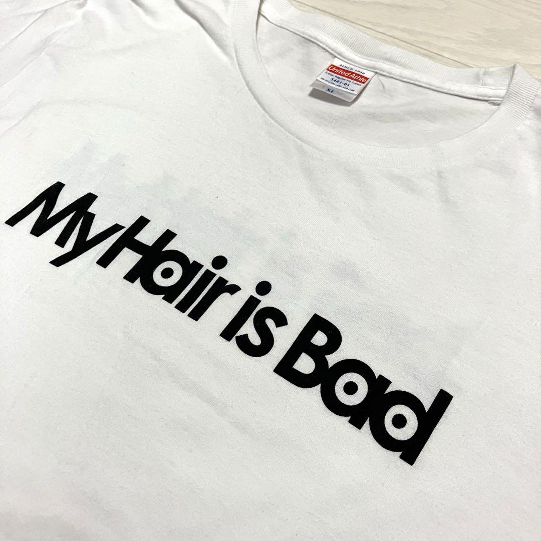 マイヘア My Hair is Bad ロゴTシャツ 白 サイズXL - メルカリ
