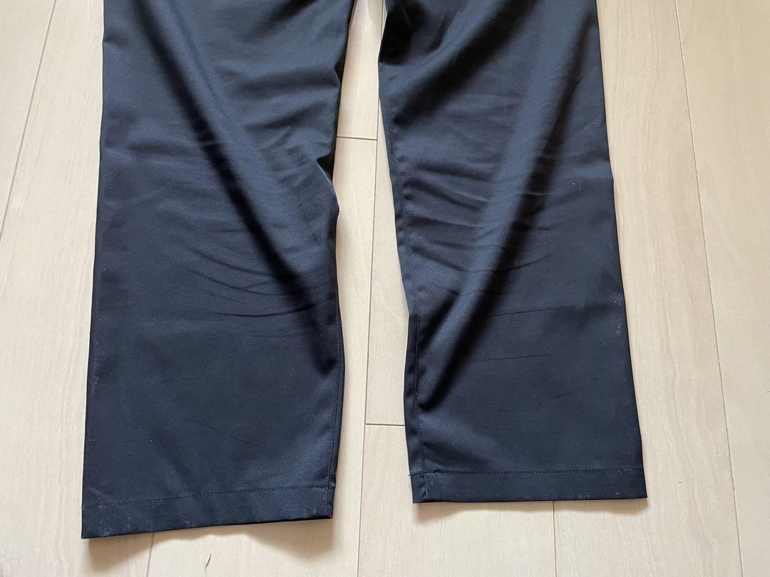 WWS セットアップ テーラード アンクルパンツ ブラック Lサイズ