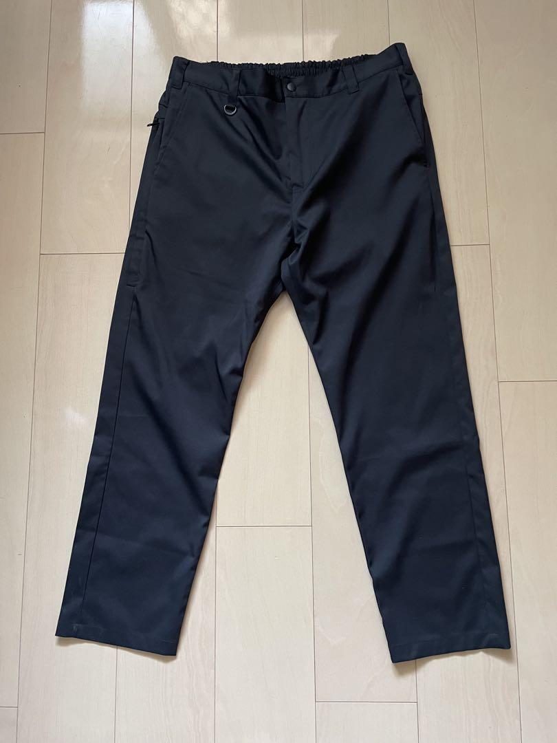 WWS セットアップ テーラード アンクルパンツ ブラック Lサイズ