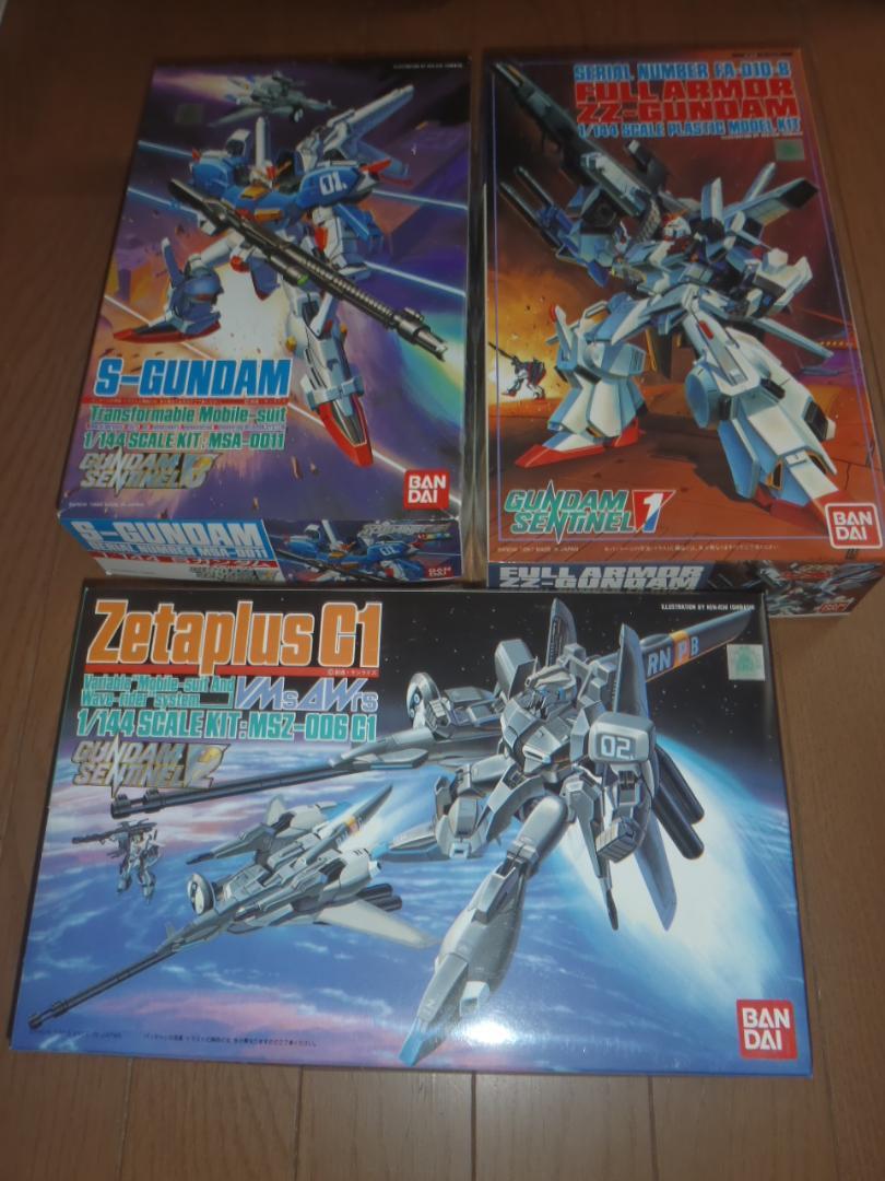 ガンダムセンチネル　プラモデル３個セット　ガンプラ　機動戦士ガンダム
