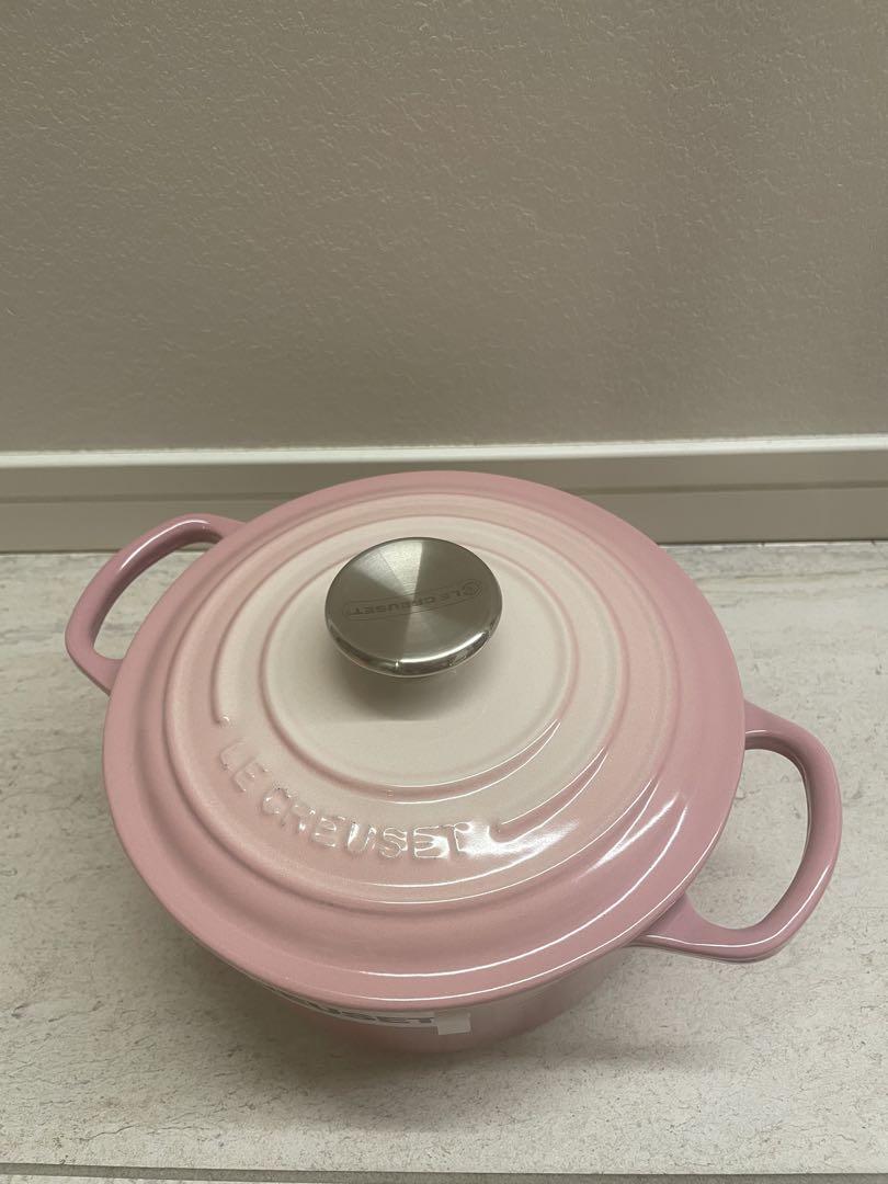 ルクルーゼ Le Creuset ココットロンド 両手鍋 18 オンブレピンク