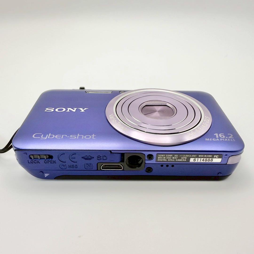 『美品』SONY Cyber-shot DSC-WX7 パープル　紫　デジカメ