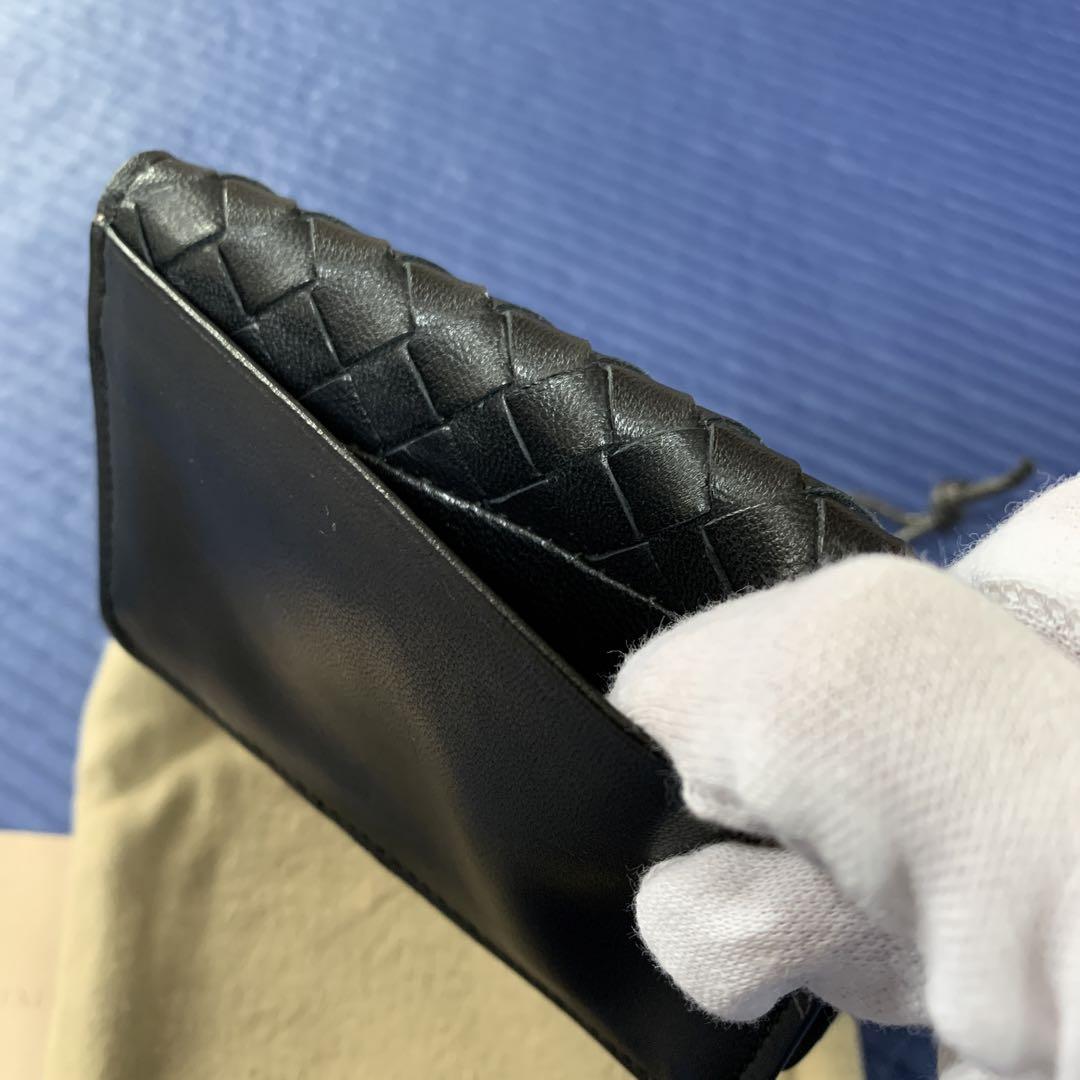 シンボッテガヴェネタ名刺入れ・黒✳︎美品！