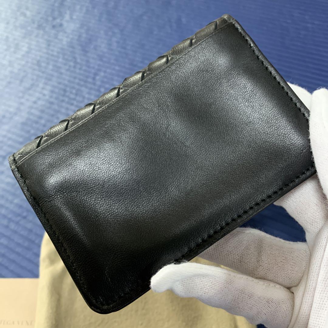 シンボッテガヴェネタ名刺入れ・黒✳︎美品！